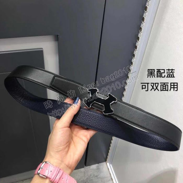 HERMES皮帶 H專櫃新款 雙面腰帶 時尚個性 愛馬仕皮帶 男女通用  hgh2008